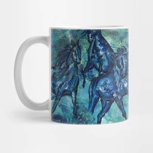 Hidden Horses Painting Mug